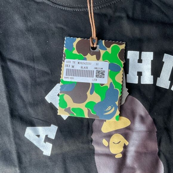 Bape bathing ape I LOVE BAPE COLLEGE‎ TEE LADIES size M  NWT in packaging - Picture 5 of 6